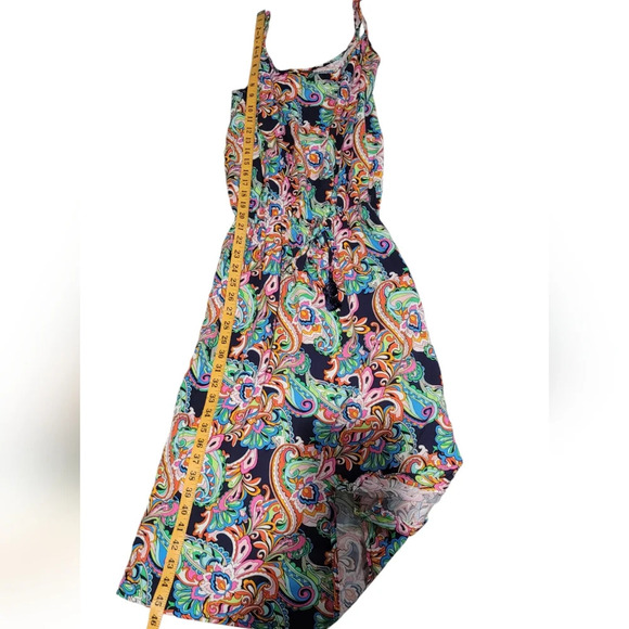 Tommy Bahama Mare paisley slip on Maxi dress with pockets - Picture 7 of 10